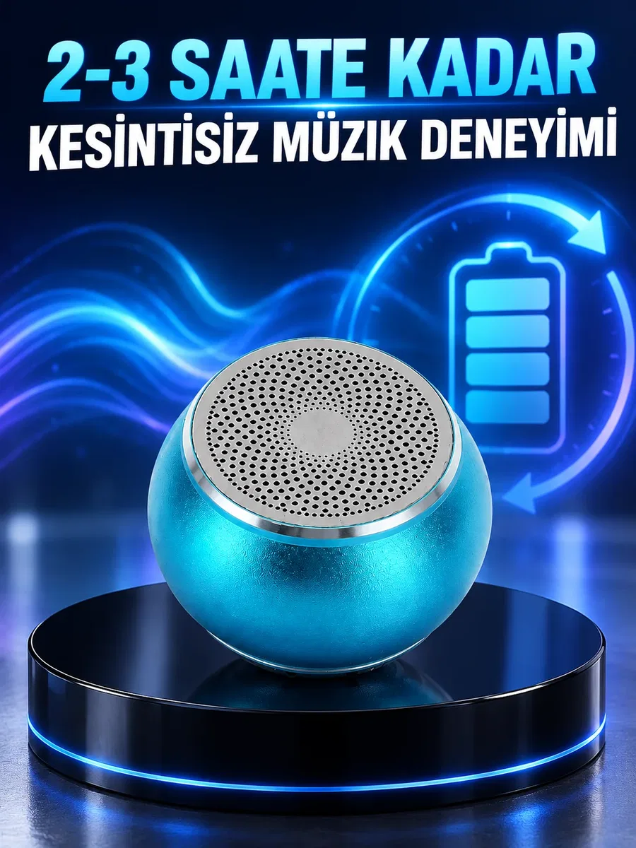Kablosuz Bluetooth 5. 0 Hoparlör | Kompakt ve Güçlü Ses Yeni Nesil