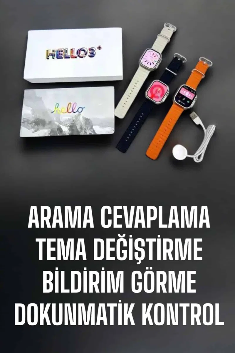 Akıllı Saat Yeni Nesil Bluetooth Bağlantılı Uyku Sağlık Takibi GPS Ve NFC Uyumlu görsel 2