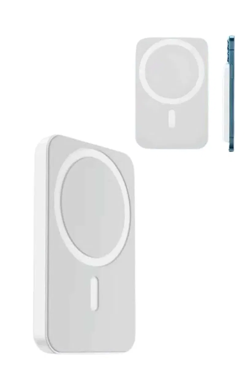 Magsafe Battery Pack Powerbank Kablosuz Şarj 5. 000 mah görsel 3
