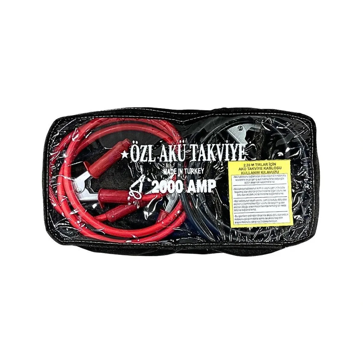 2000 Amp Akü Takviye Kablosu 2 m görsel 2