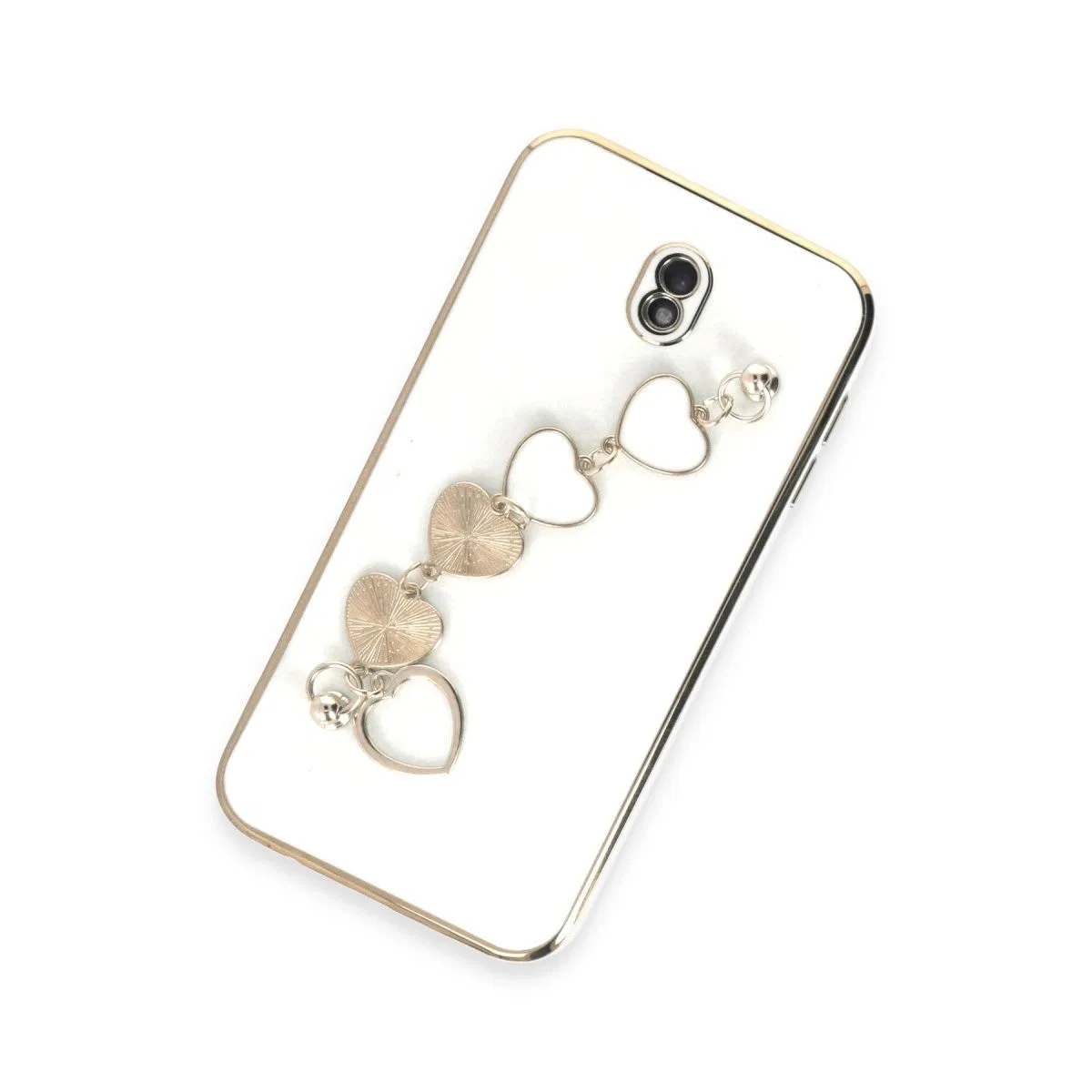 Samsung Galaxy J7 Pro / J730 Kılıf Esila Silikon - Beyaz görsel 3