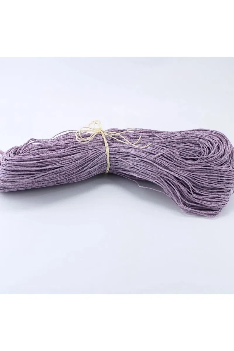 Eflatun Renk Çile Kağıt İp Çanta Ipi Supla Ipi No: 80 - (550-600 gr)