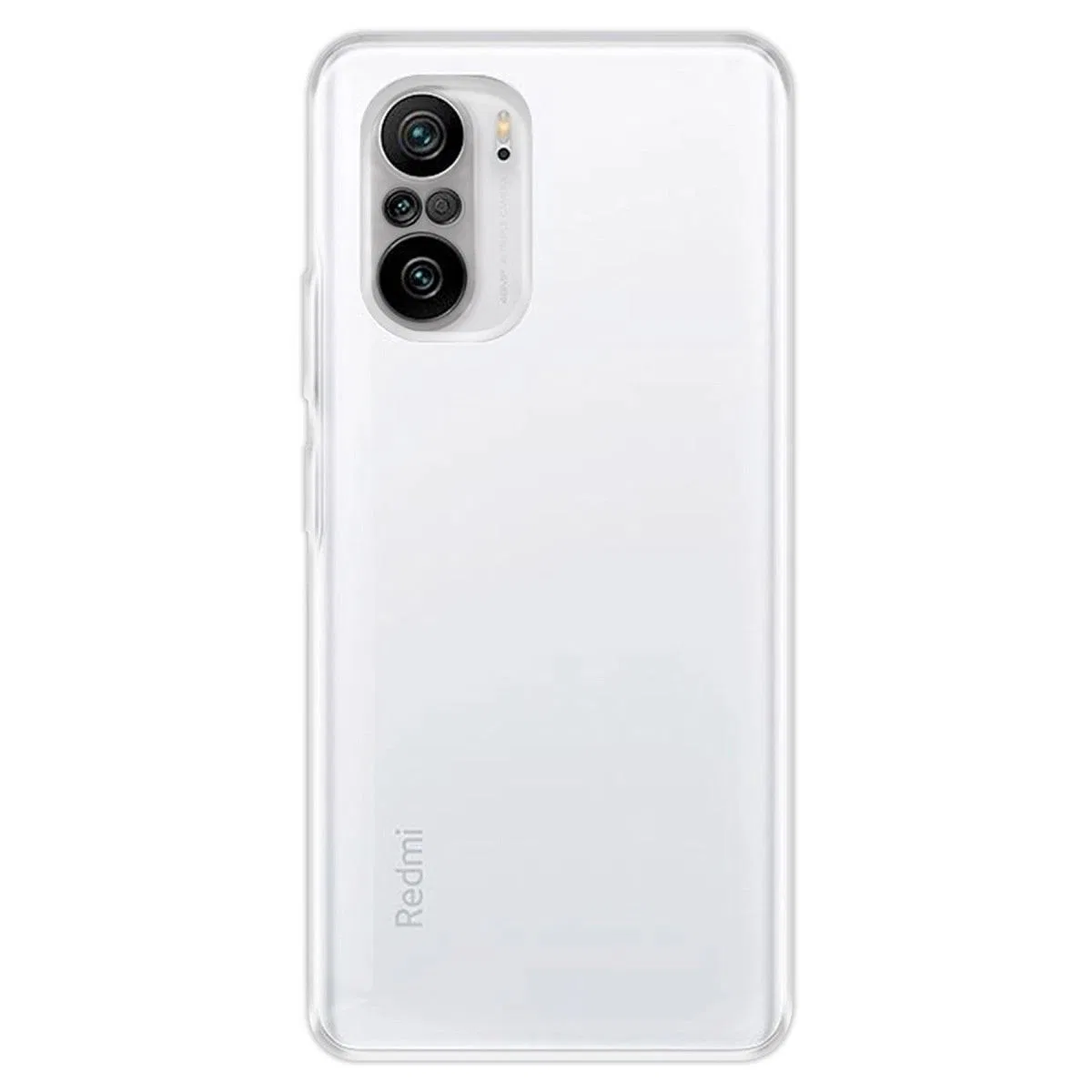 Xiaomi Poco F3 Kılıf Deluxe 2mm Şeffaf Silikon - Şeffaf