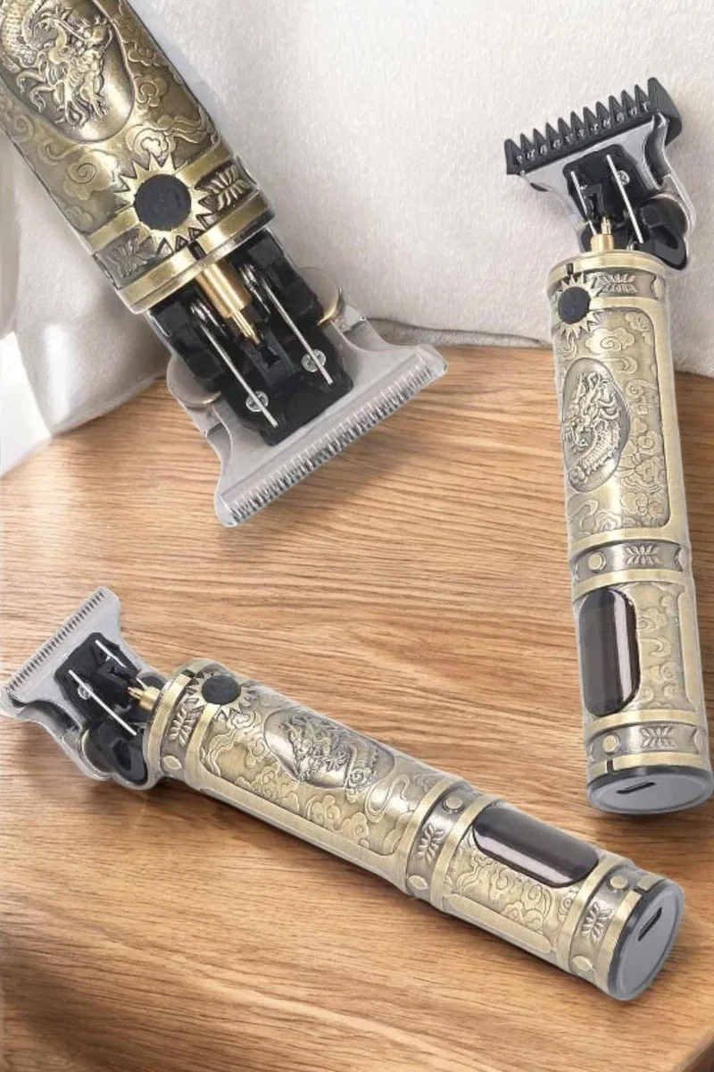 Tıraş Makinesi Çizik Tıraş Paslanmaz Çelik Uzun Ömürlü Şarjlı görsel 2
