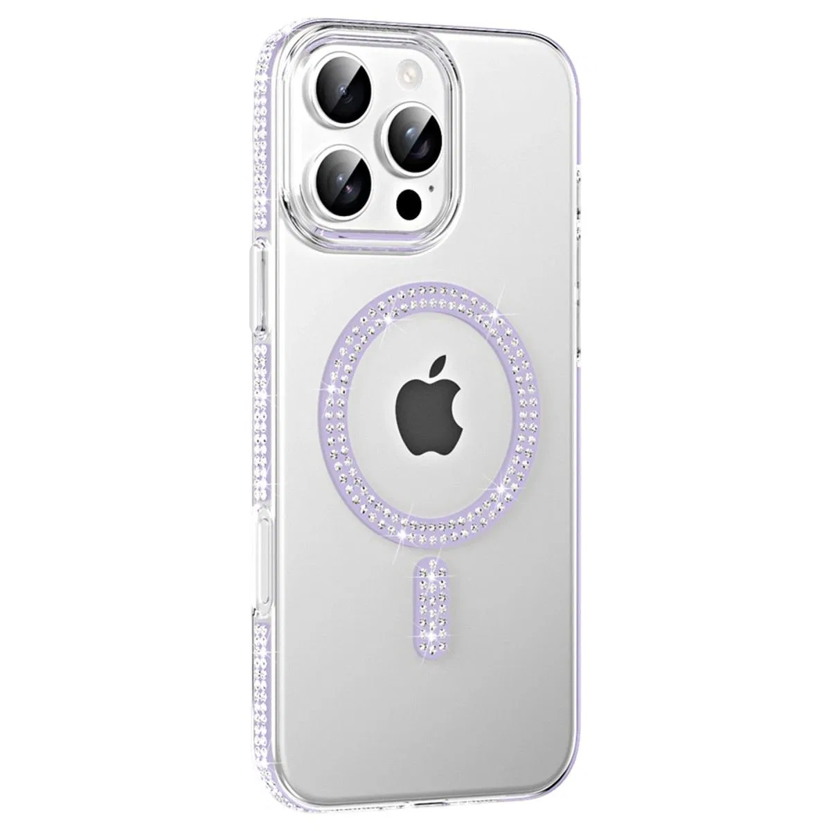 Joko Apple İphone 16 Pro Move Taşlı Magsafe Kapak - Lila