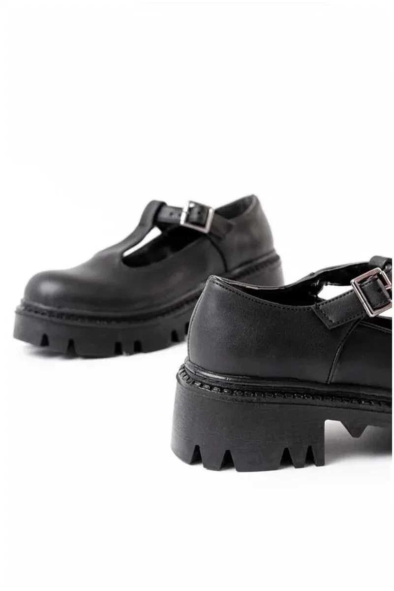 Kadın Loafer Ayakkabı Ayakkabı Bağcıksız Tabanlı Yumuşak Yüksek Casual görsel 4