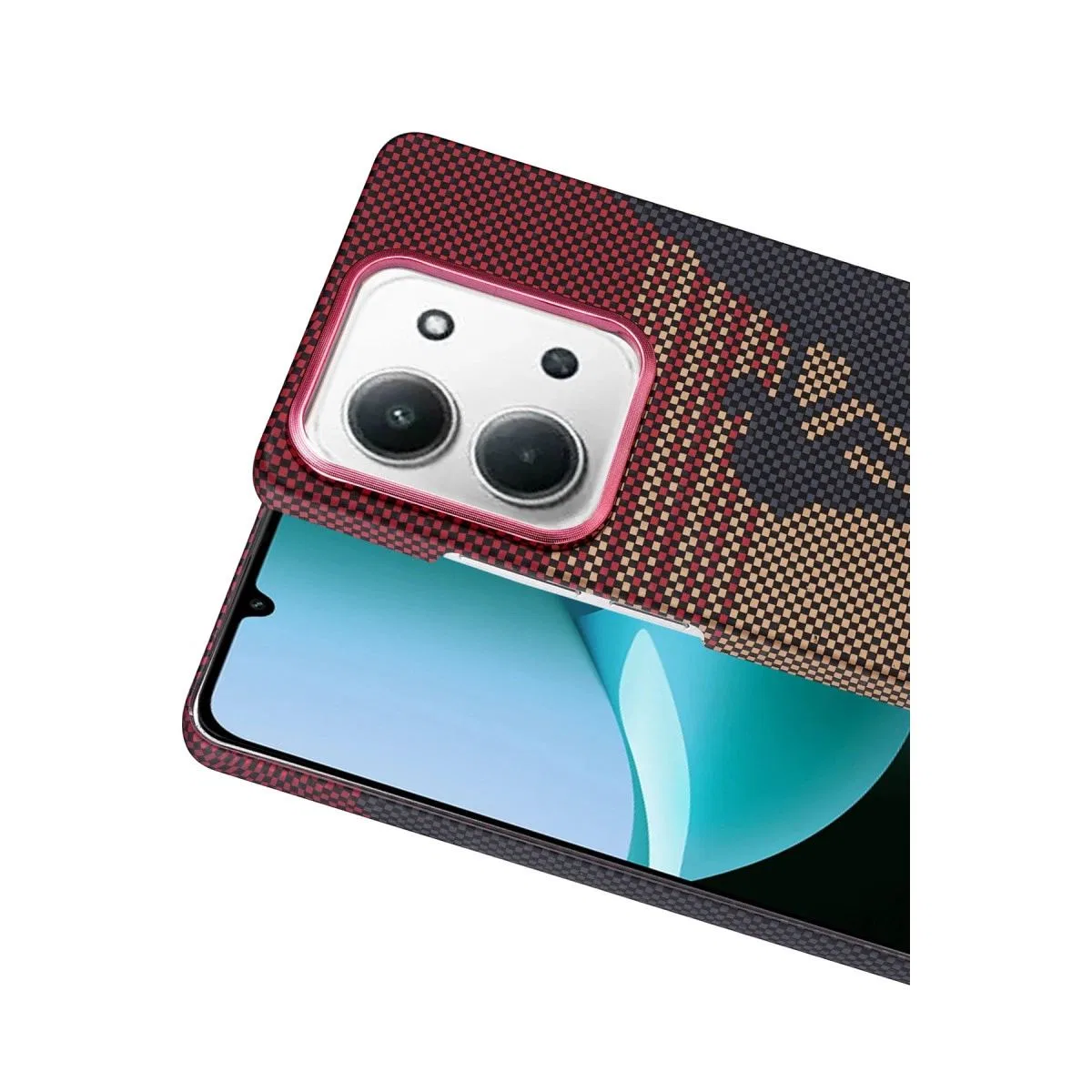 Xiaomi Redmi 15c 4g Vega Magsafe Kapak - Kırmızı görsel 2