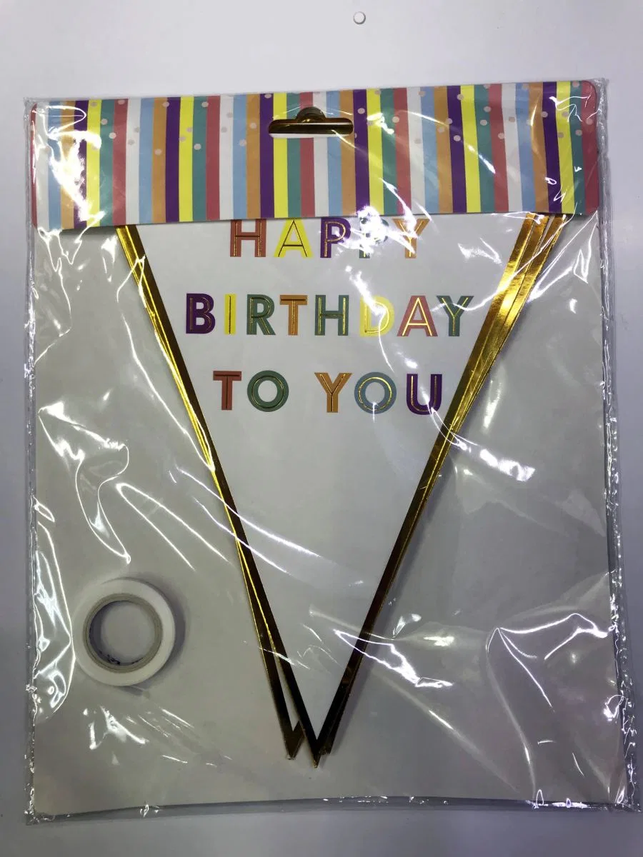 Happy Birthday To You Flama Bayrak Süs görsel 3