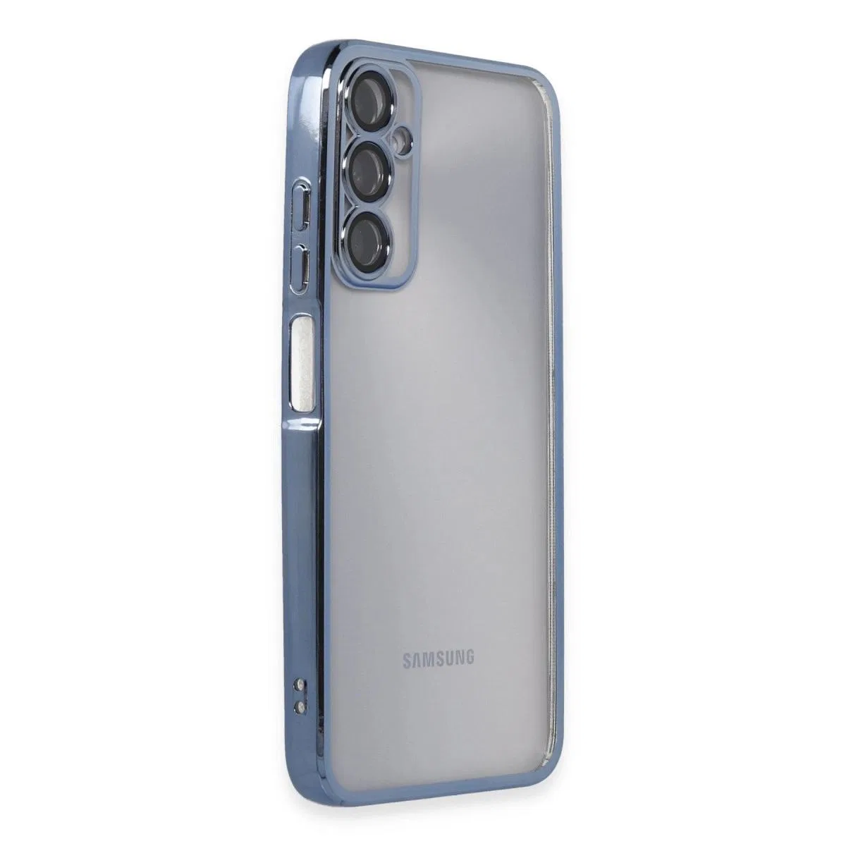 Samsung Galaxy A05s Kılıf Razer Lensli Silikon - Açık Mavi görsel 2