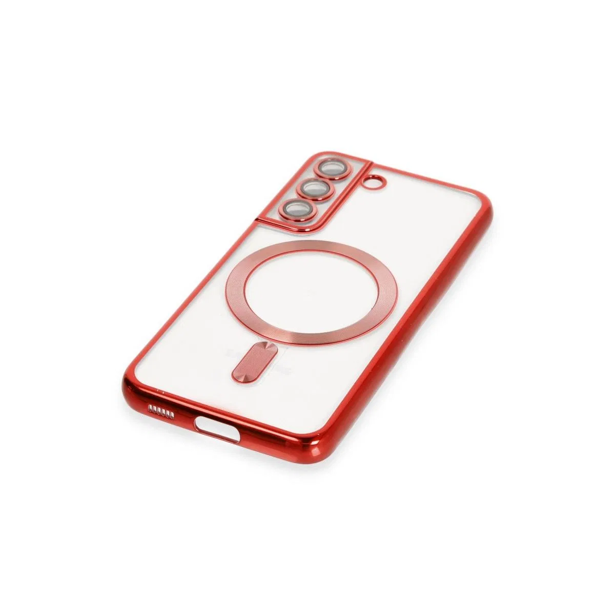 Samsung Galaxy S22 Kılıf Kross Magneticsafe Kapak - Kırmızı görsel 4