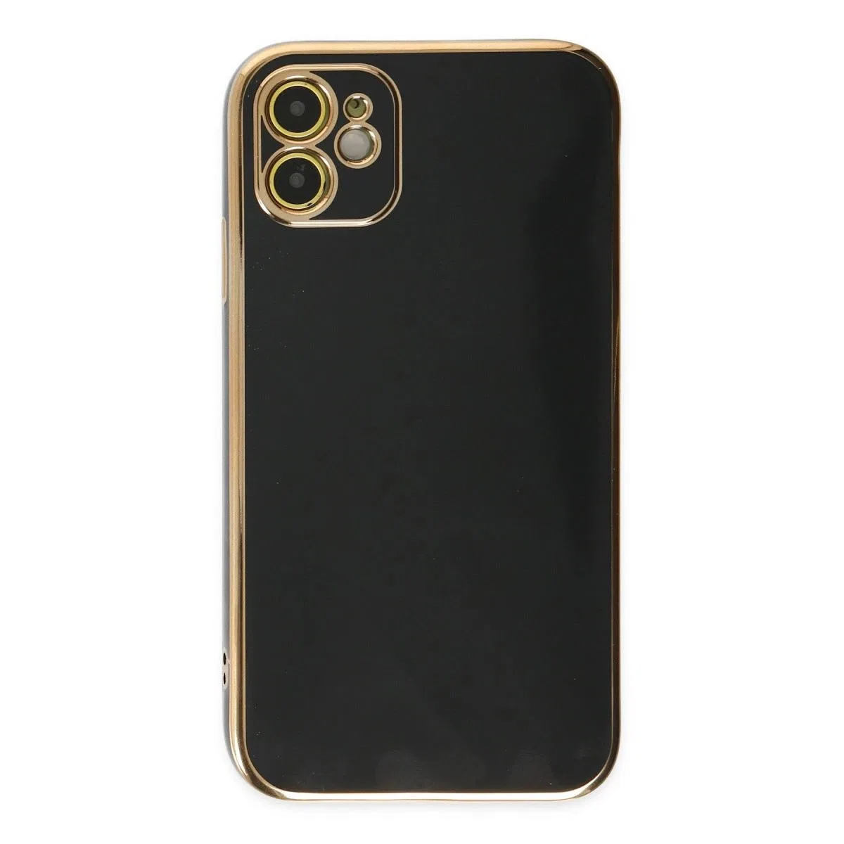 Apple İphone 12 Kılıf Volet Silikon - Siyah görsel 2