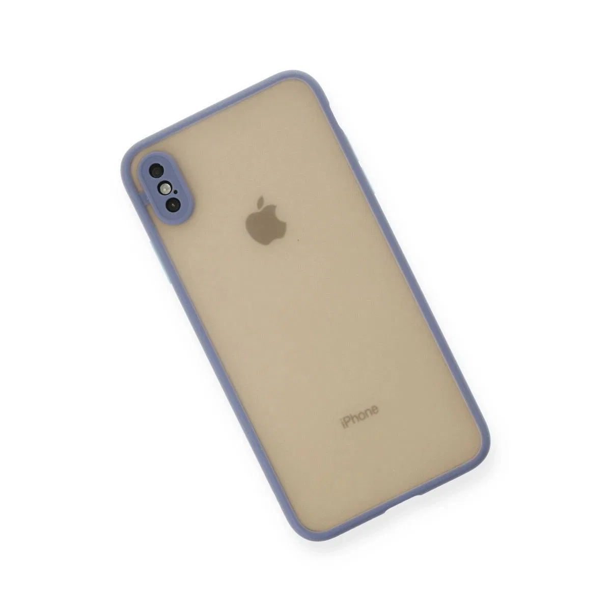 Apple İphone Xs Max Kılıf Montreal Silikon Kapak - Gri görsel 3