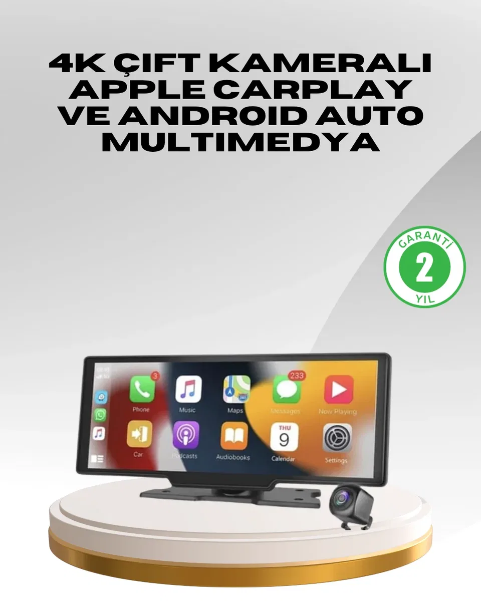 Volkswagen Golf Polo Passat Uyumlu 10. 26” CarPlay Android Auto Ekran