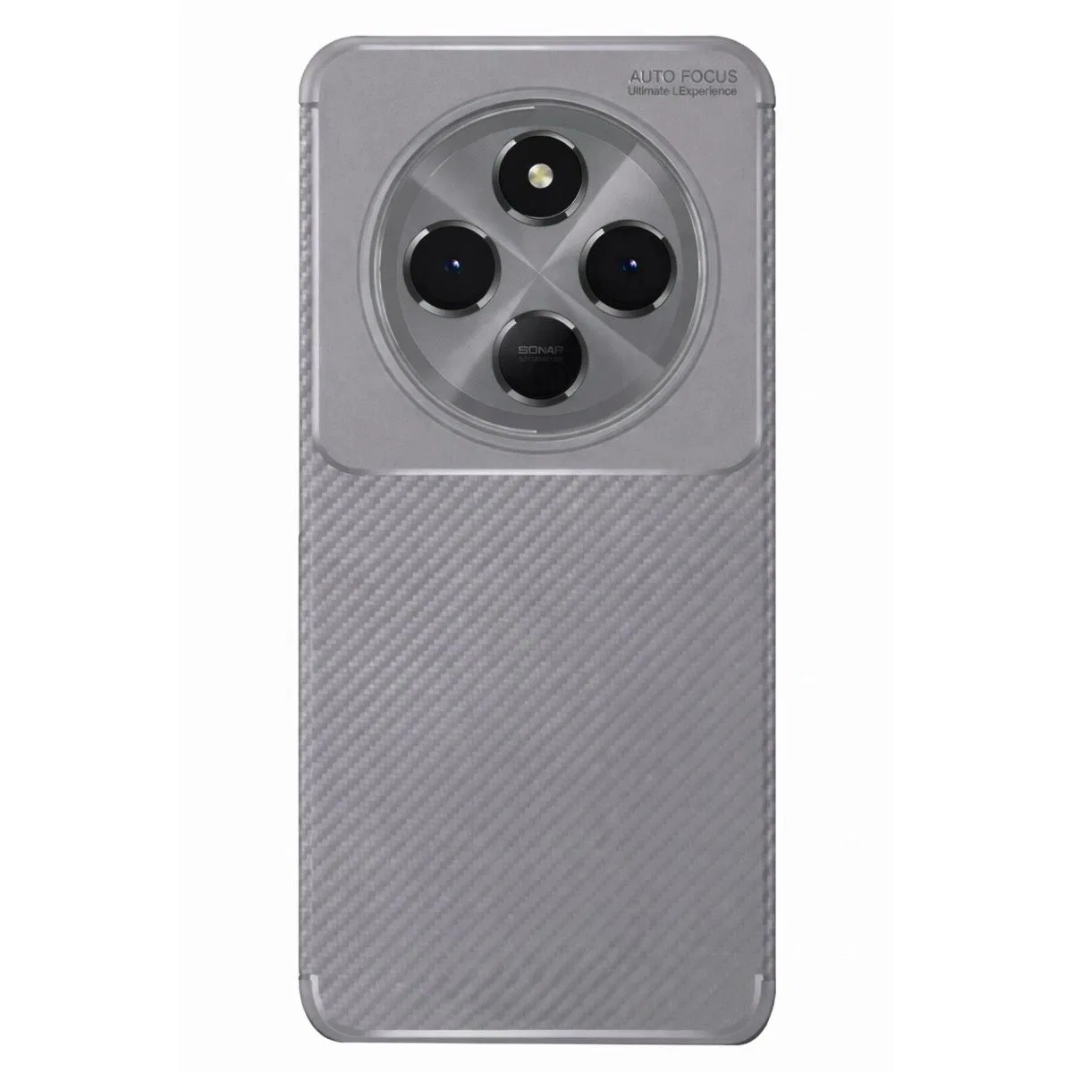 Xiaomi Redmi 14c Kılıf Auto Focus Karbon Kapak - Gri