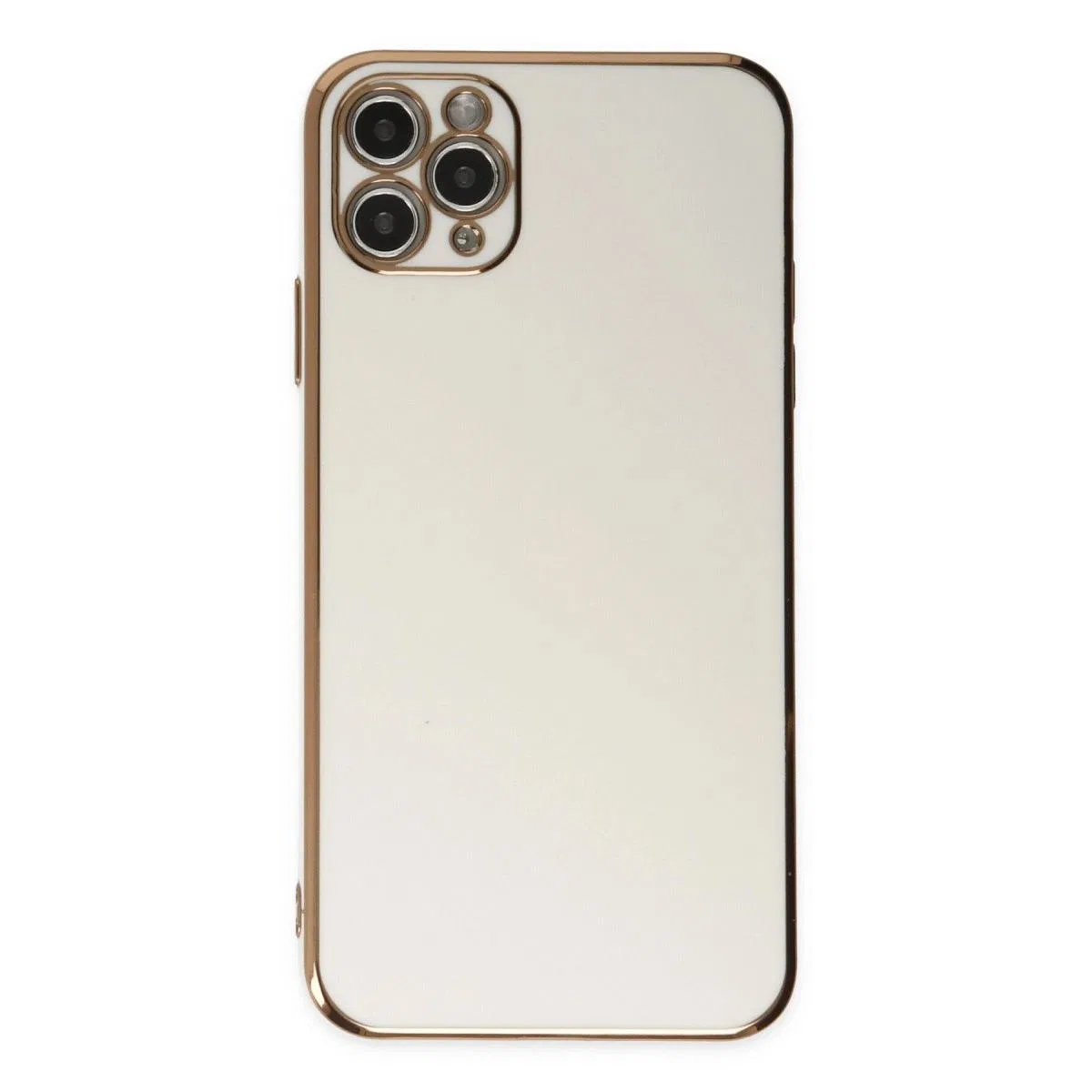 Apple İphone 11 Pro Max Kılıf Volet Silikon - Beyaz görsel 2
