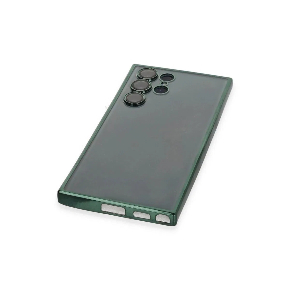 Samsung Galaxy S22 Ultra Kılıf Razer Lensli Silikon - Yeşil görsel 3