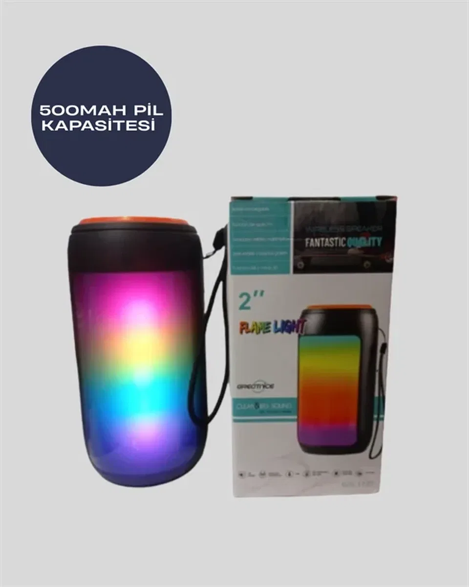 GTS 1731 Mini Bluetooth Hoparlör – LED Işıklı, Taşınabilir ve Çok Fonksiyonlu görsel 4