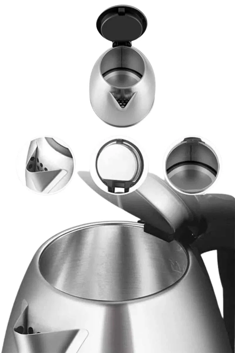 Çelik Su Isıtıcı Kettle Dayanıklı Paslanmaz Çelik Uzun Ömürlü görsel 3