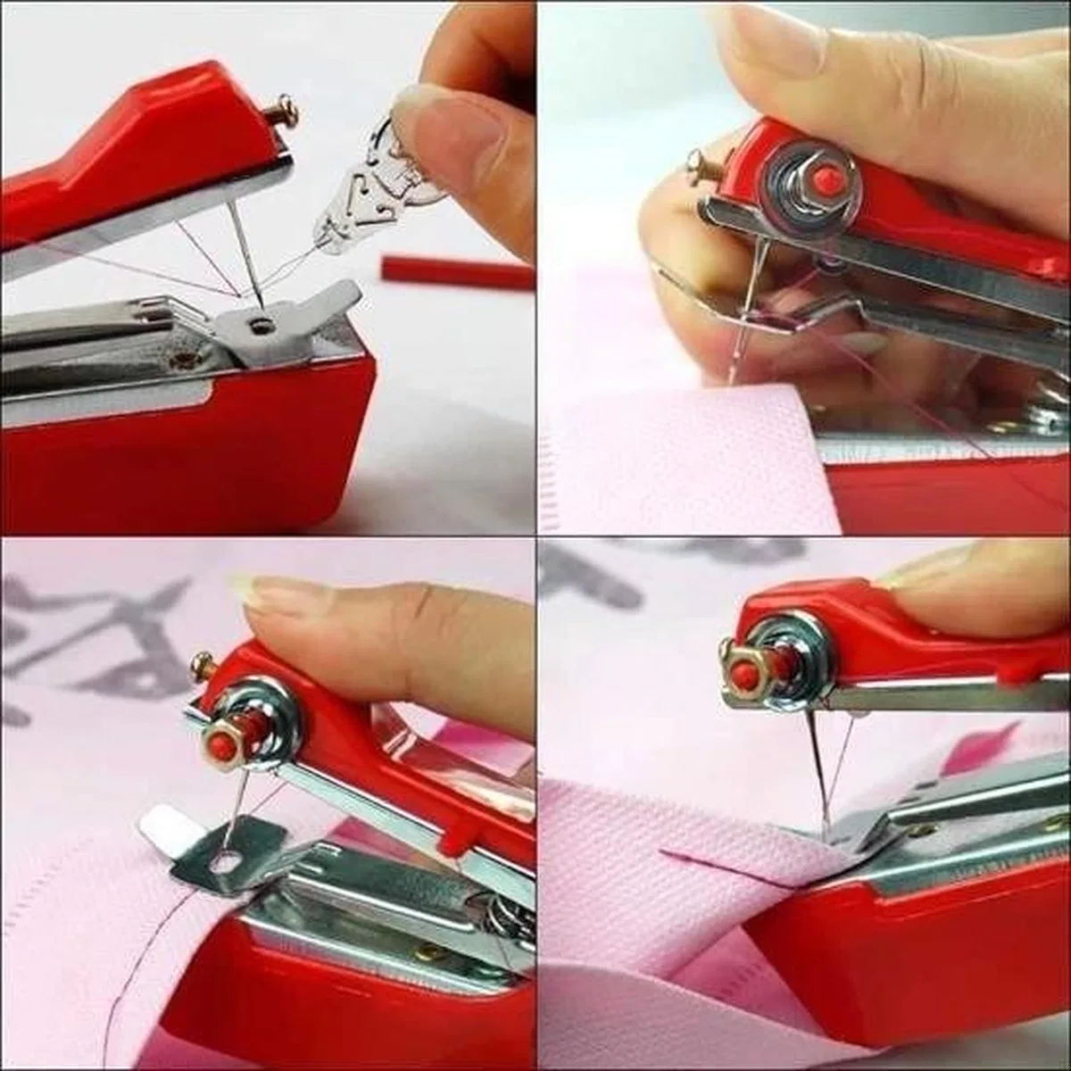 Spring Come Mini Kolay Seyehat Ve Ev Tipi El Dikiş Dikme Makinası görsel 4