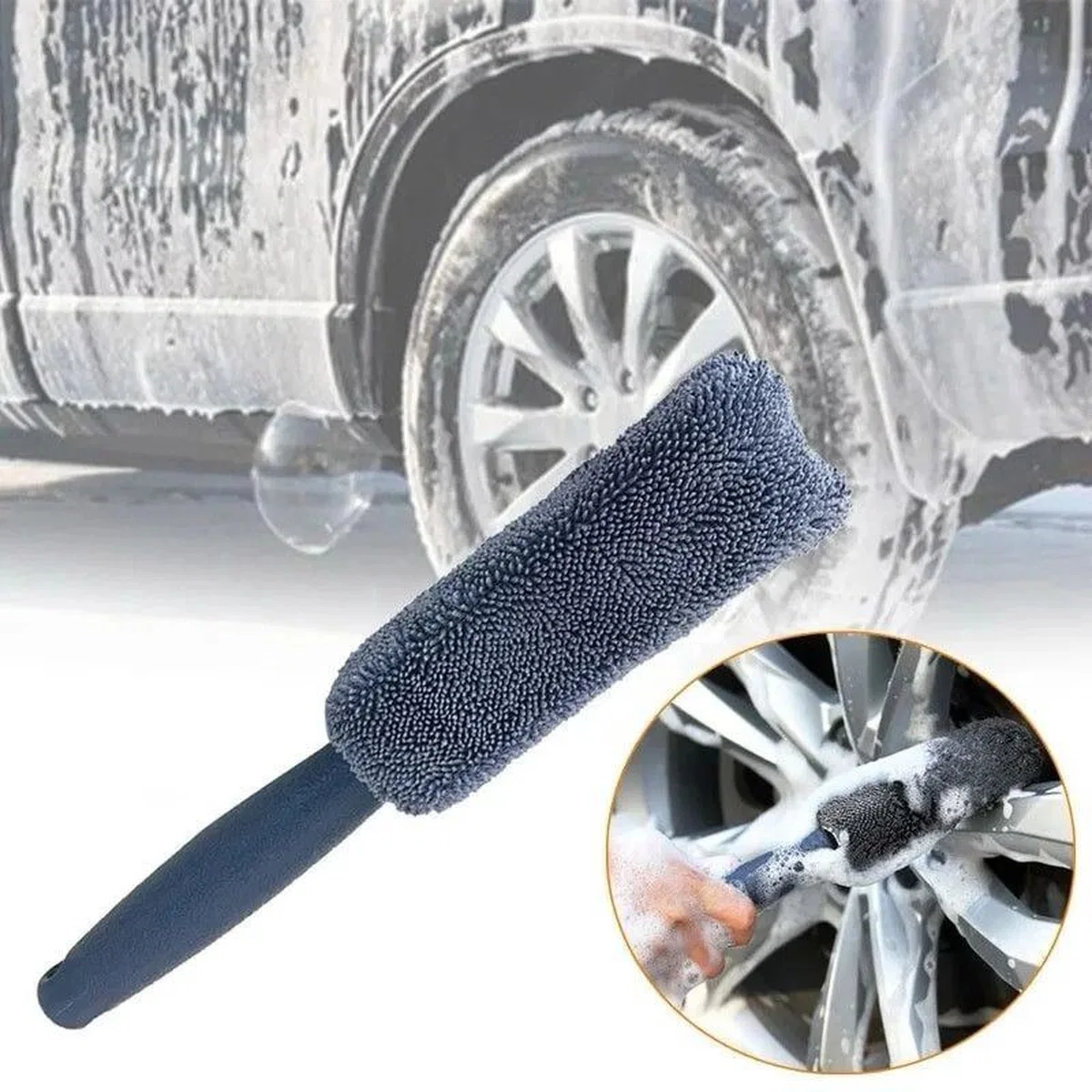 Mikrofiber Jant Temizleme Fırçası görsel 2