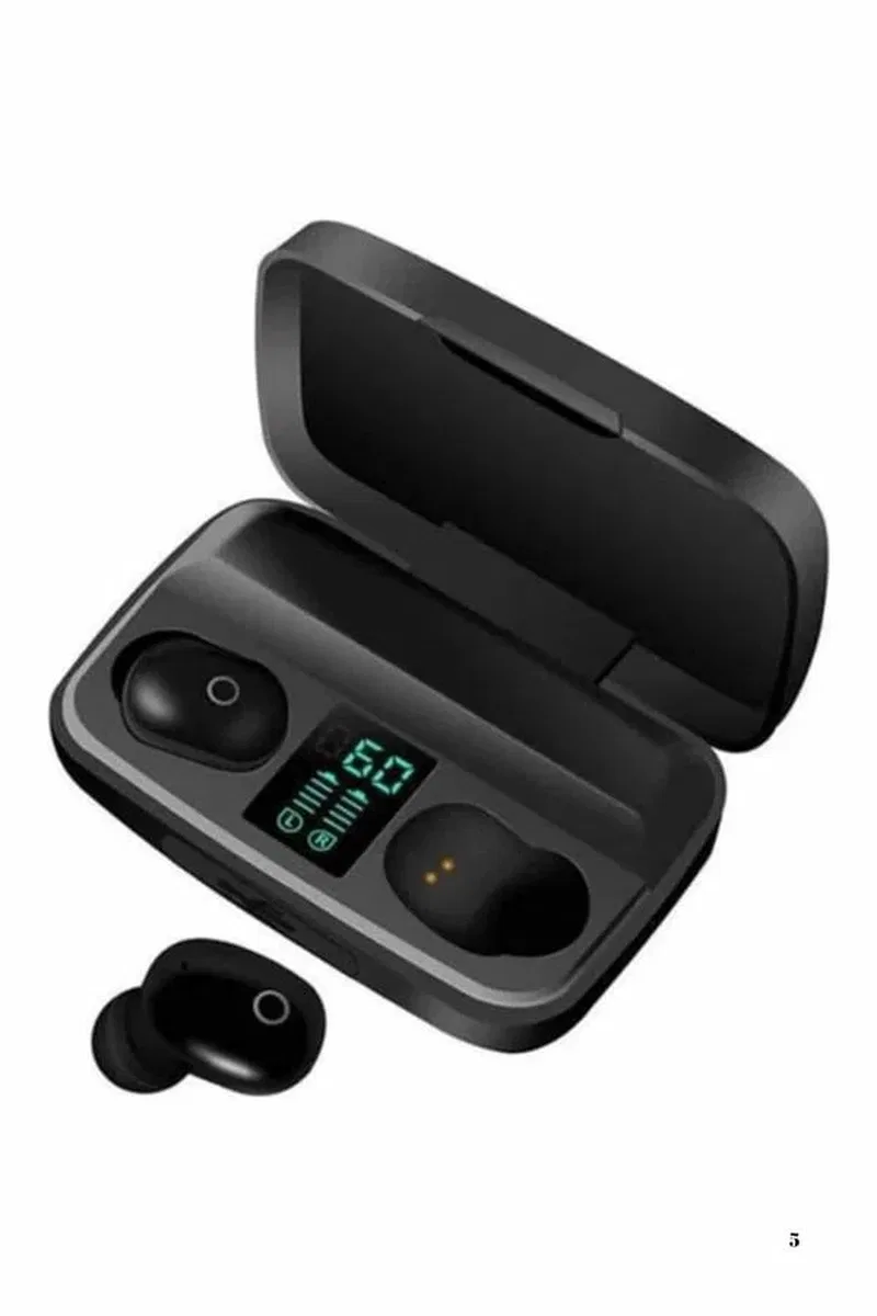 Dijital Göstergeli Bluetooth Kulaklık Kablosuz TWS Stereo Bluetooth 5. 0 görsel 5