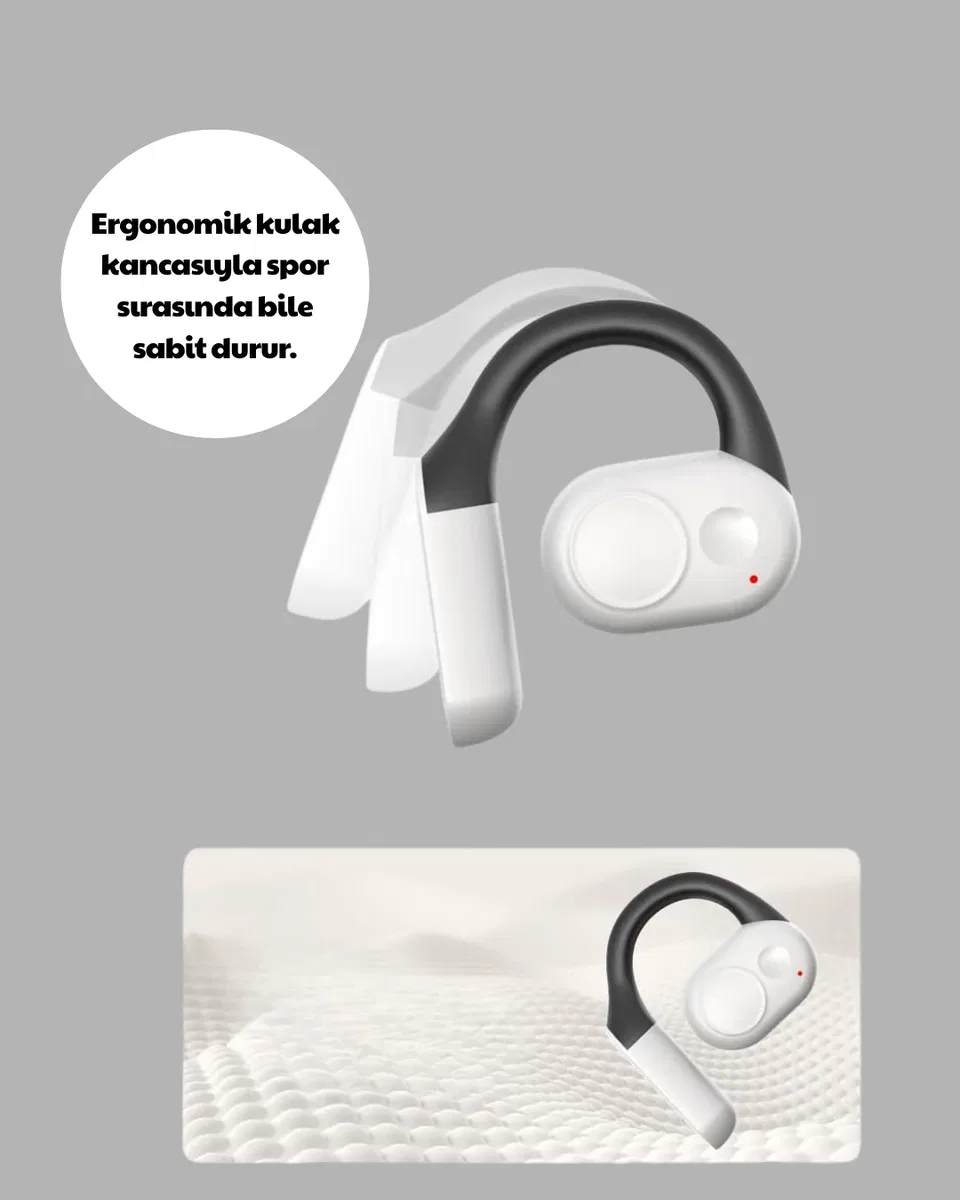 Kablosuz Bluetooth Kulaklık – Otomatik Eşleşme, Tek Tuş Kontrol, Stereo Ses görsel 3