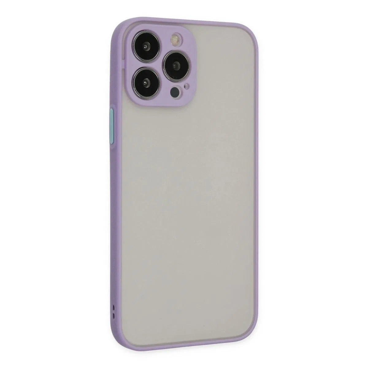 Apple İphone 15 Pro Kılıf Montreal Silikon Kapak - Mor görsel 3