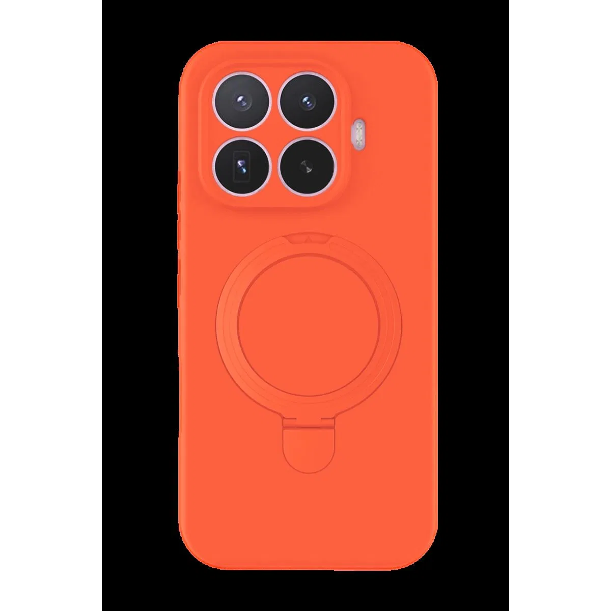 Newface Xiaomi Mi 17t Pro Regal Magsafe Standlı Kapak - Turuncu görsel 3