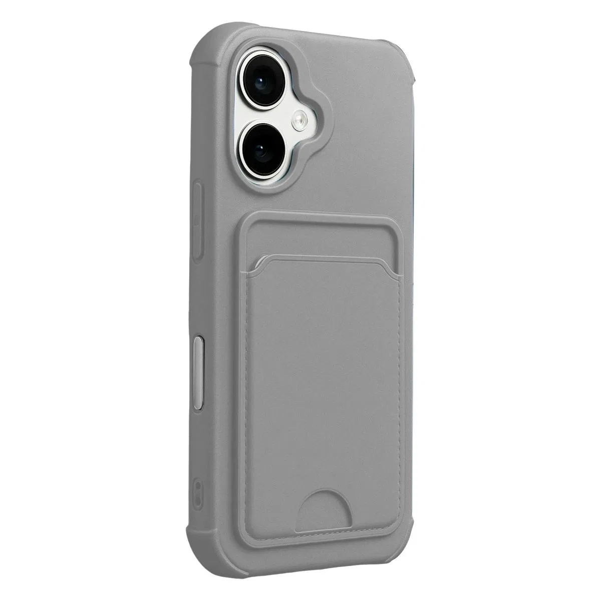Apple İphone 17 Kelvin Kartvizitli Silikon - Gri görsel 3