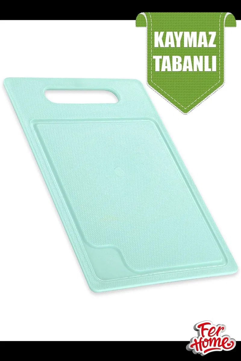Kesme Tahtası Kaydırmaz Plastik Kesme Sunum Tahtası Pratik Kesim Panosu 160x245 Mm Royaleks-FR-107 görsel 4