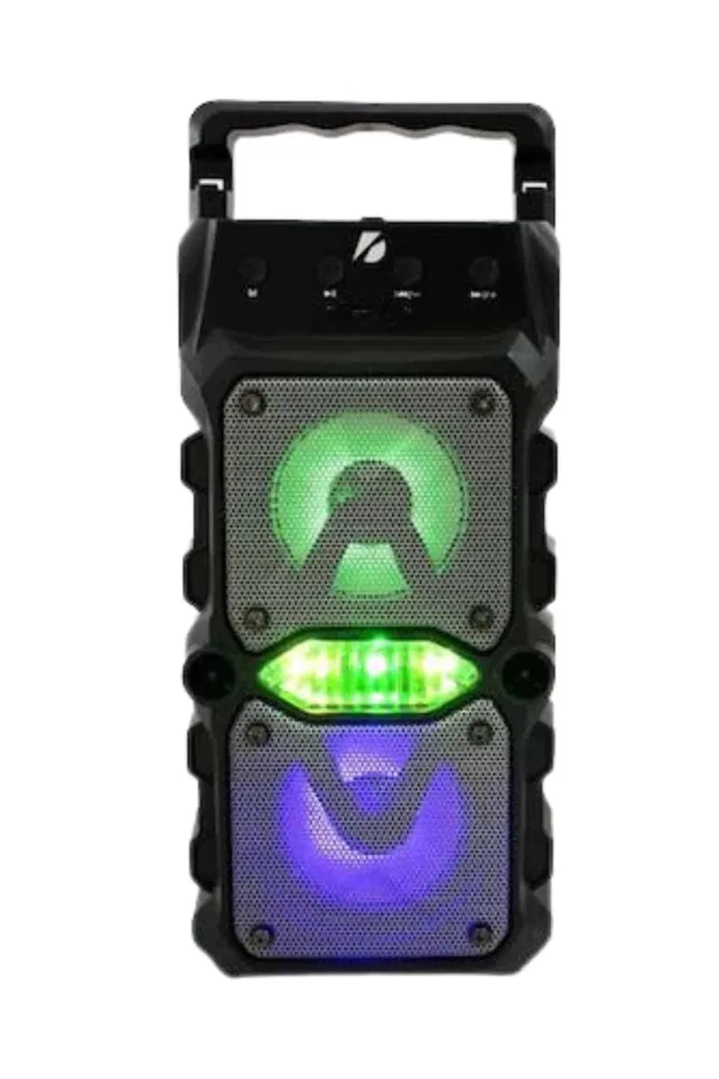 Taşınabilir Kablosuz Bluetooth Hoparlör Uzun Pil Ömrü Led Işıklı Yeni Nesil görsel 2