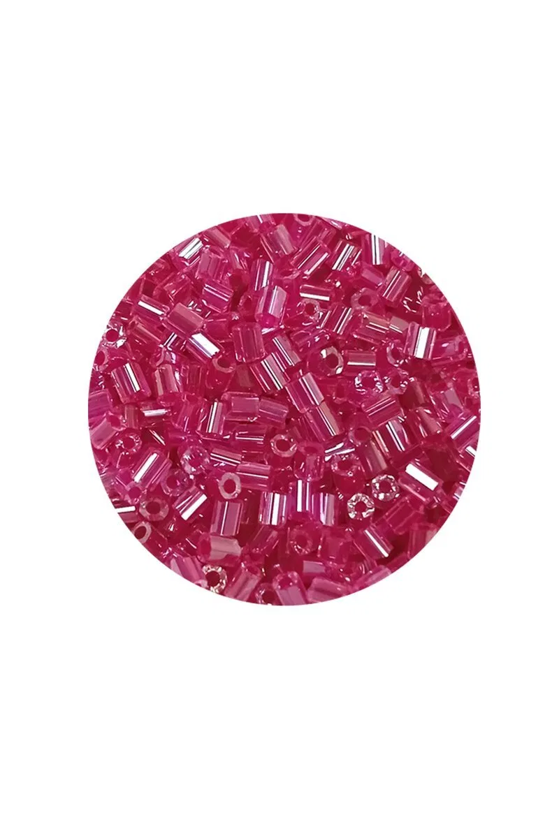Kesme Cam Boncuk 2mm - 60 Gram - Şeffaf Pembe - BNC382 görsel 2