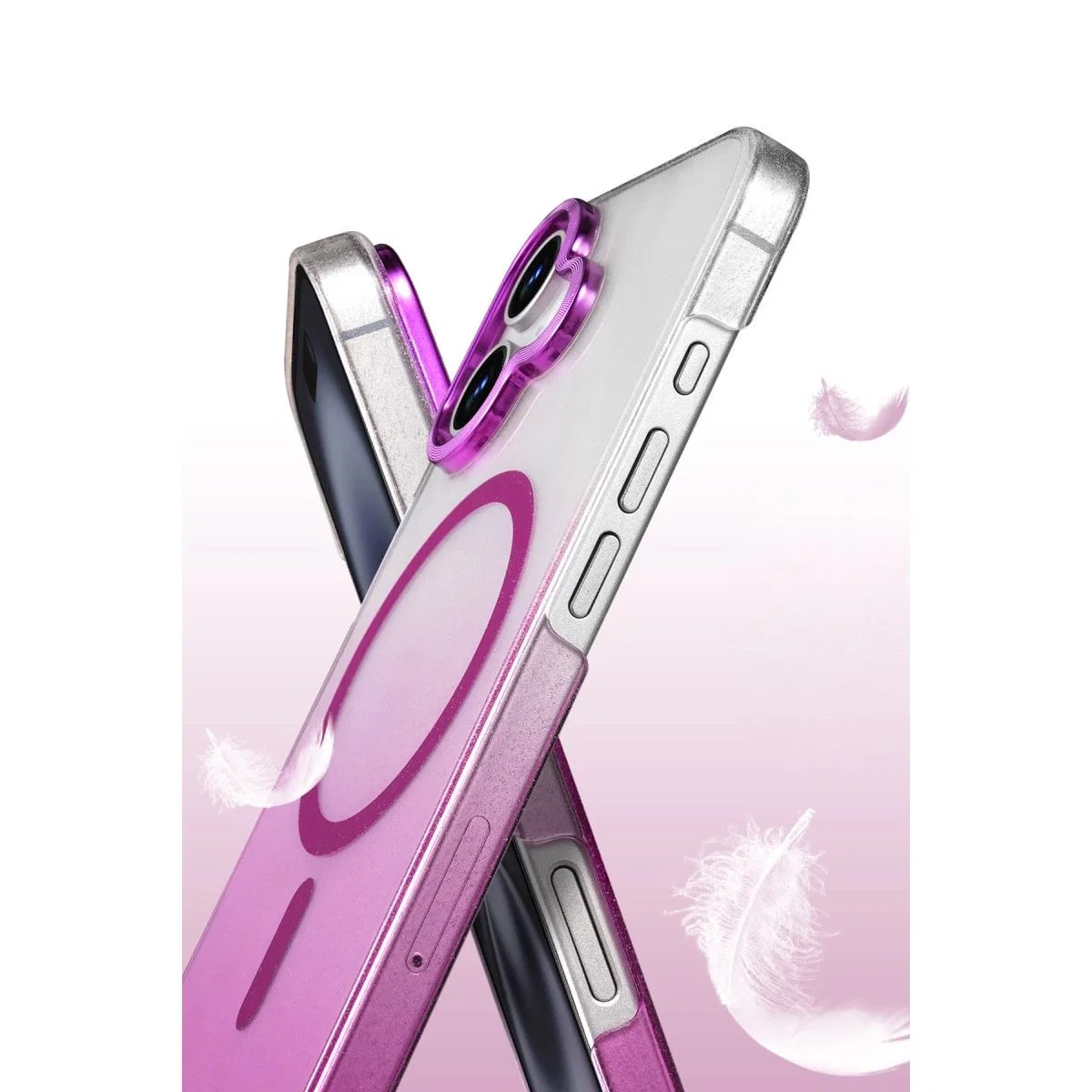 Apple İphone 16 Plus Glossy Magsafe Kapak - Mor görsel 3