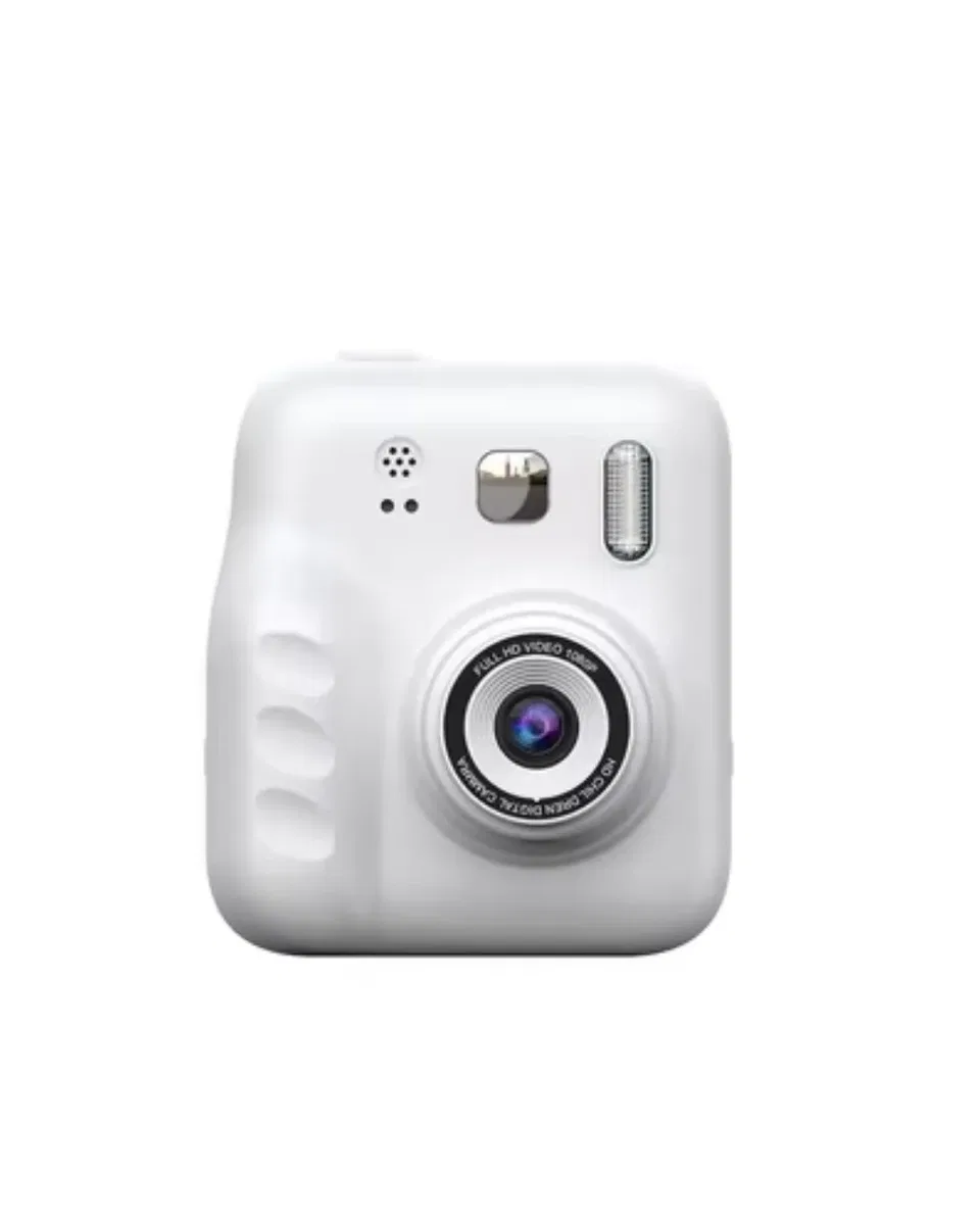 Eğlenceli Baskılı Çocuk Fotoğraf Makinesi Video Çekim 4 Rulo Kağıt 5 Kalem Set görsel 2