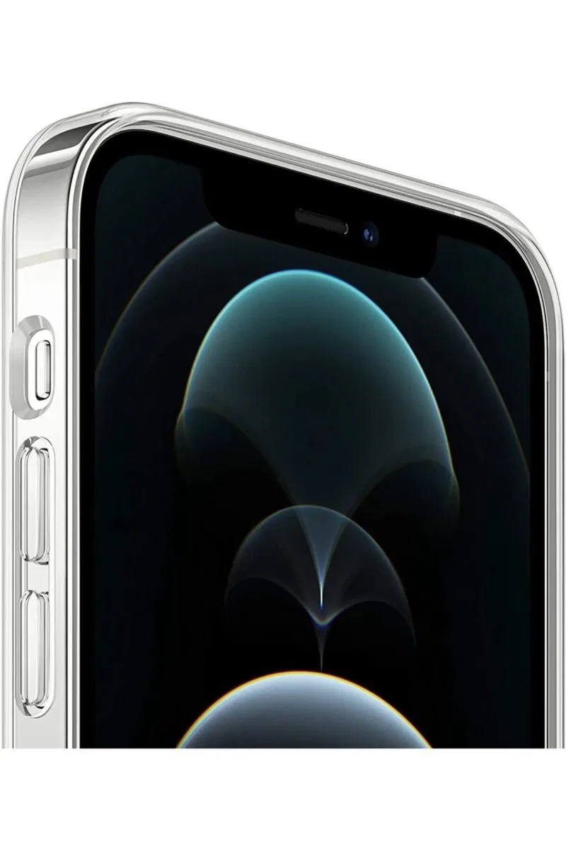 Iphone 12 Kılıf Kamera Lens Korumalı Magsafe Destekli Şeffaf Darbe Emici Sert Kapak görsel 5