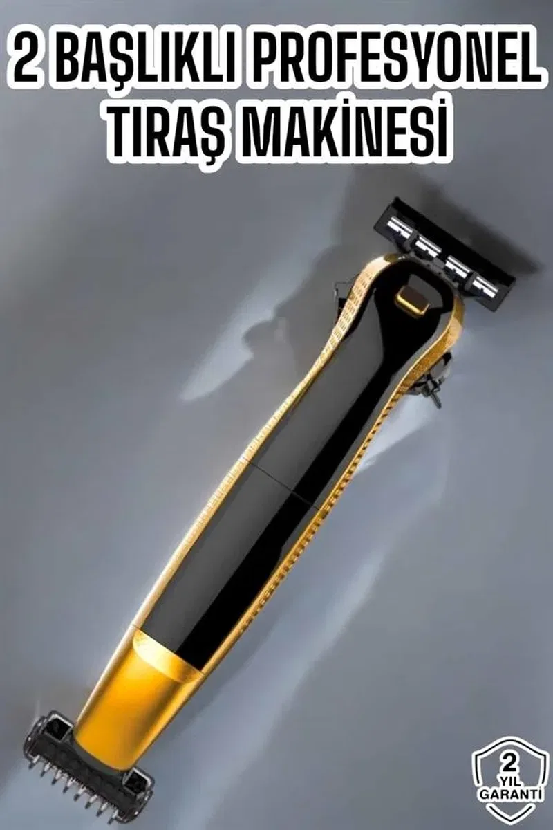 Çift Başlıklı Jilet Tıraş Makinesi Taşınabilir Suya Dayanıklı Sinek Kaydı görsel 2