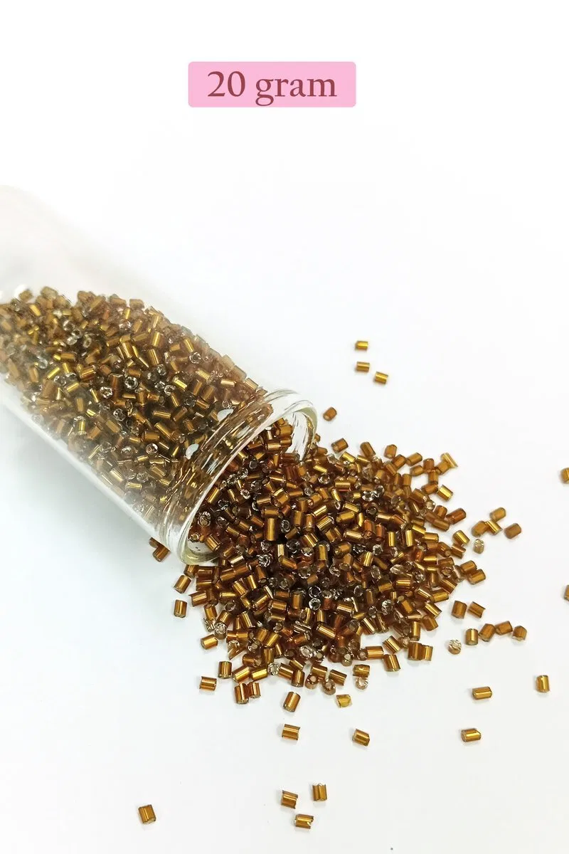 Kesme Cam Boncuk 2mm - 4 Renk - Toplam 80 Gram - BNC440 görsel 4