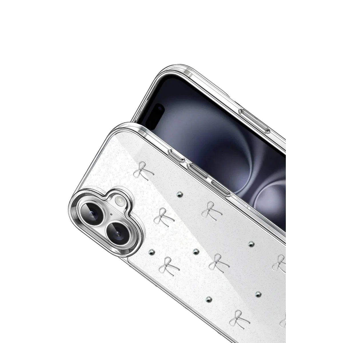 Apple İphone 16 Fiyonk Desenli Kapak - Desen 5 görsel 3