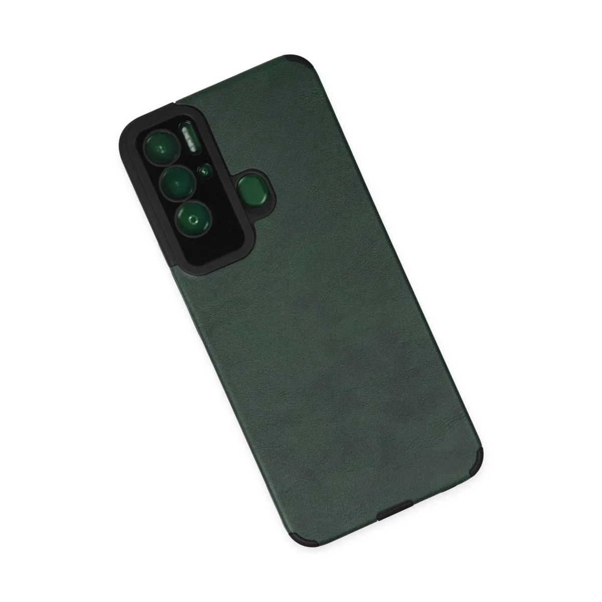 Tecno Pova Neo Kılıf Loop Deri Silikon - Yeşil görsel 3