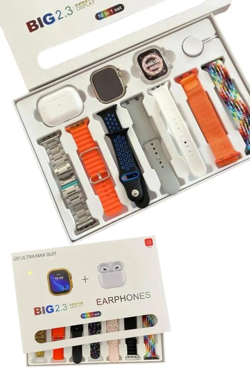 9 Ultra Akıllı Saat 49mm 2inç Ekran 7 Kordonlu ve Bluetooth Kulaklık görsel 5