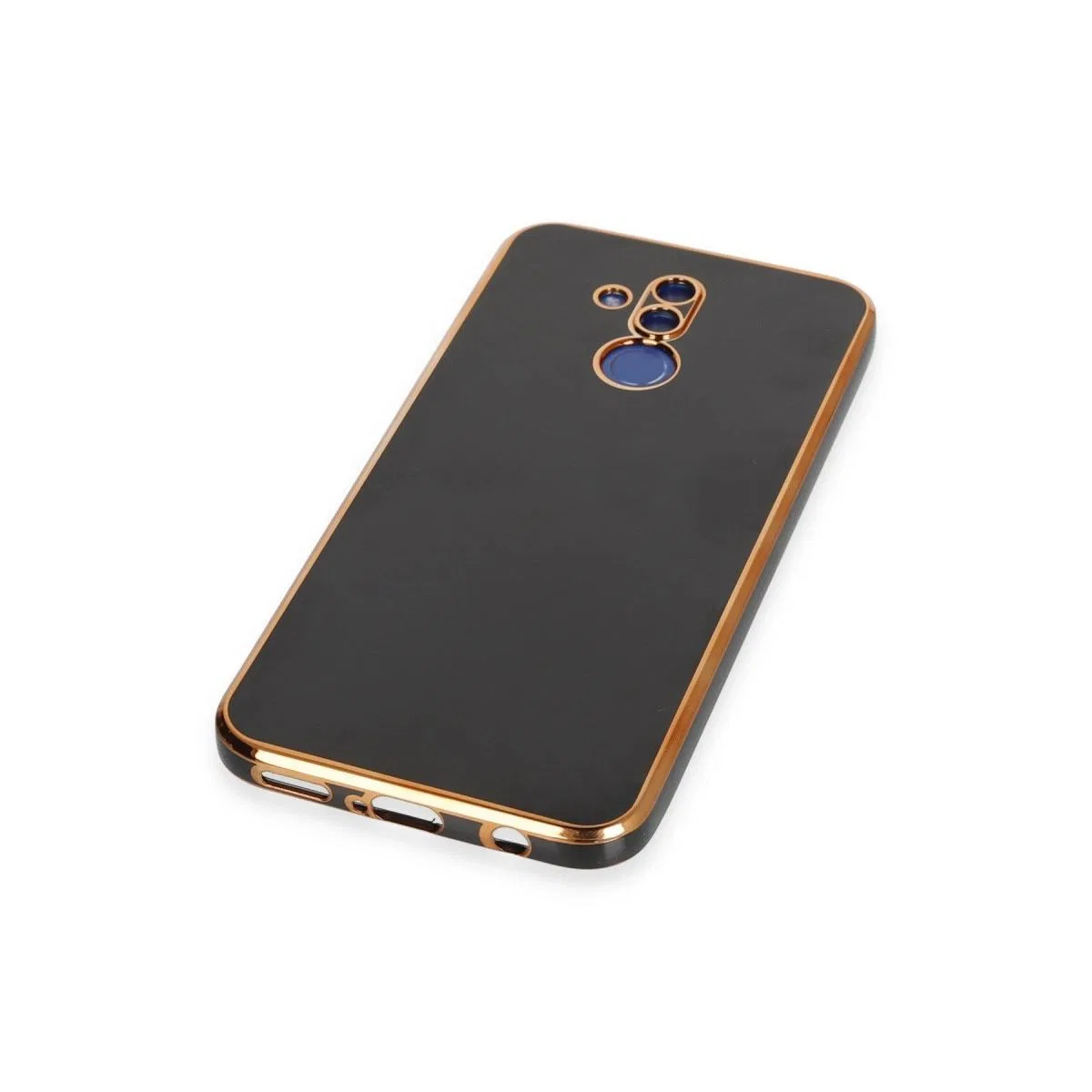 Huawei Mate 20 Lite Kılıf Volet Silikon - Siyah görsel 4