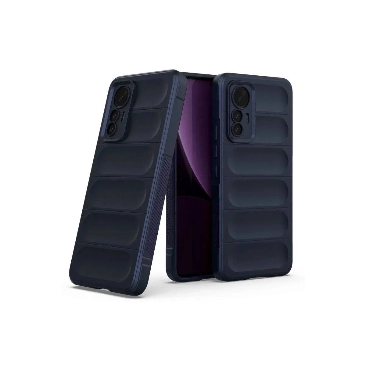Xiaomi Mi 12 Lite Kılıf Optimum Silikon - Lacivert görsel 2