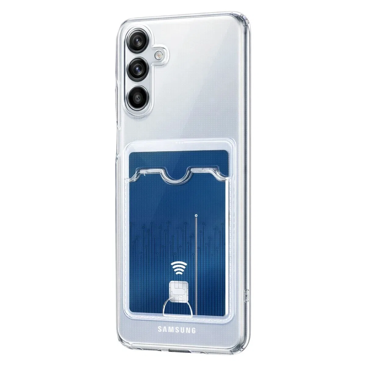 Samsung Galaxy A37 5g Kart Şeffaf Silikon - Şeffaf görsel 3