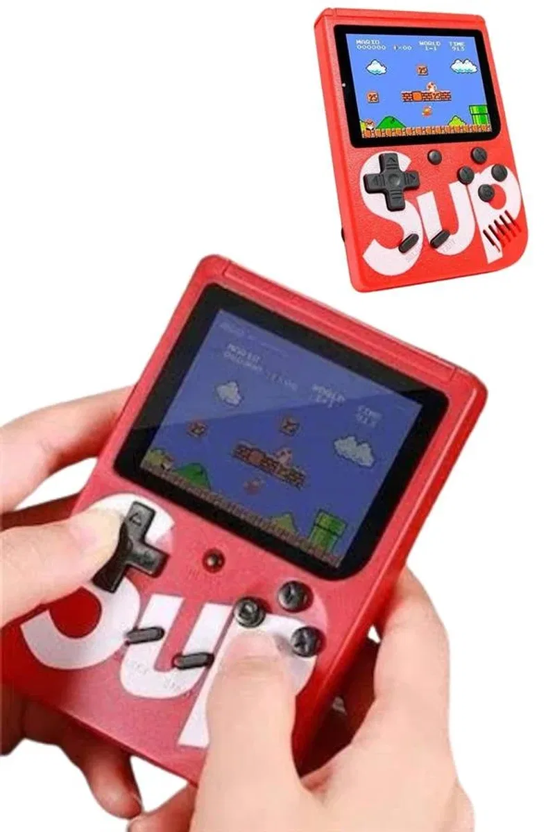 Nostalji Oyunlu Mini Atari Gamebox 400 Oyunlu El Atarisi görsel 3
