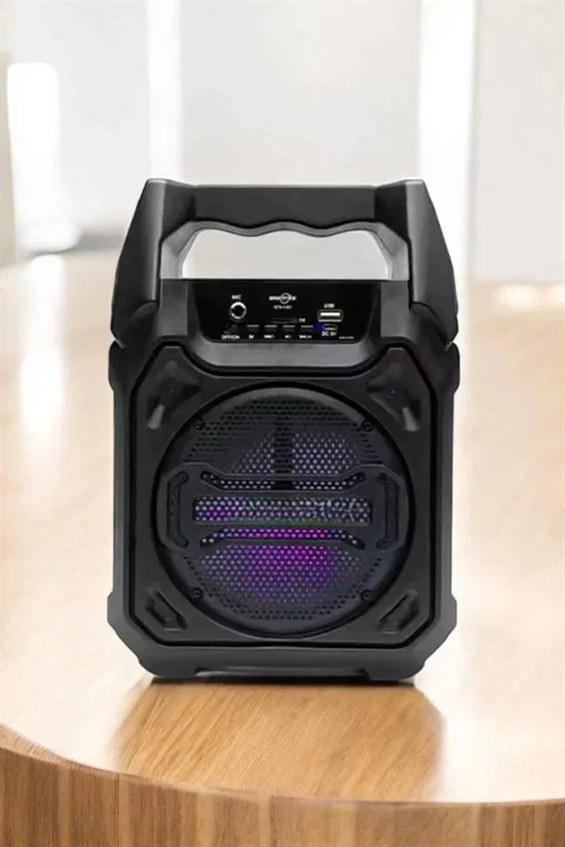 Güçlü ve Şarj Edilebilir Bluetooth Hoparlör 6. 5 İnç görsel 5