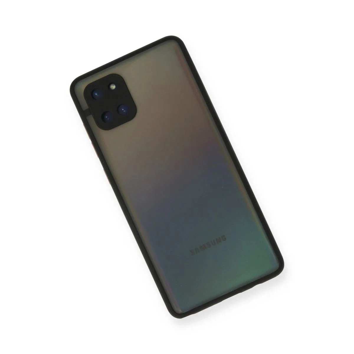 Samsung Galaxy A81 / Note 10 Lite Kılıf Montreal Silikon Kapak - Siyah görsel 3