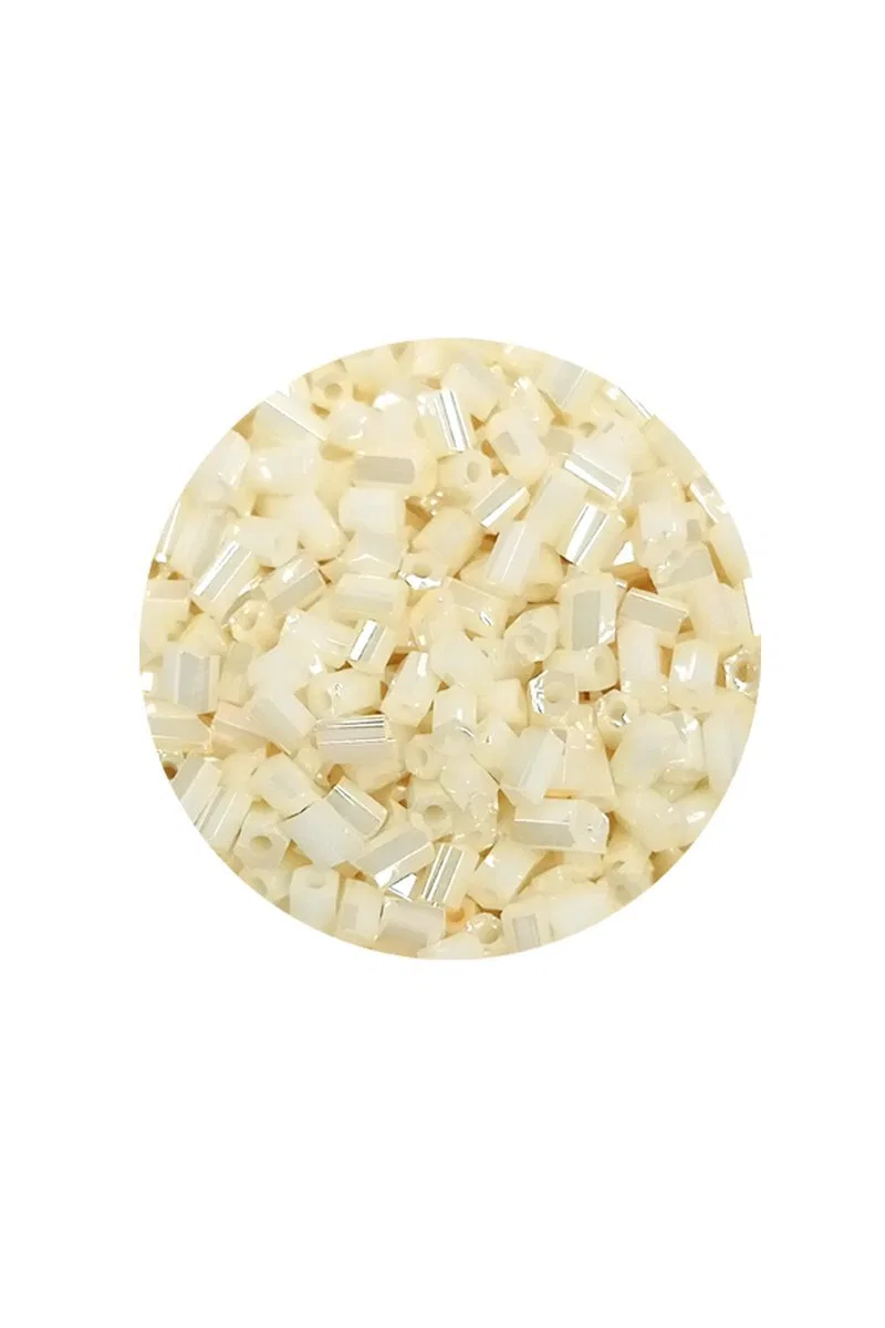Kesme Cam Boncuk 2mm - 20 Gram - Krem -BNC336 görsel 2