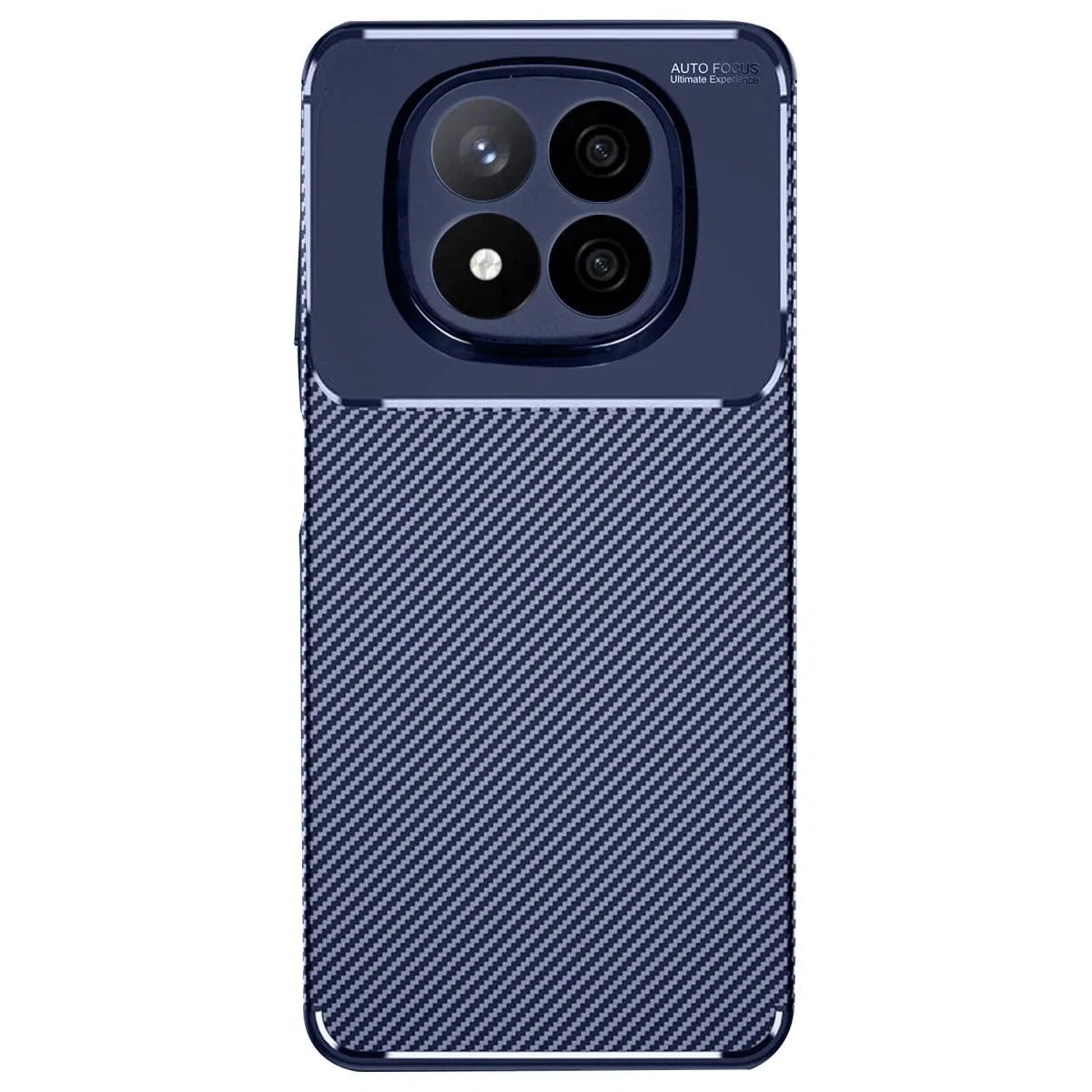 Xiaomi Redmi Note 14 Pro Plus Kılıf Auto Focus Karbon Kapak - Lacivert görsel 3
