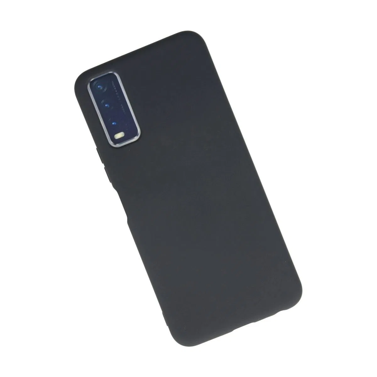 Vivo Y11s Kılıf Nano İçi Kadife Silikon - Gri görsel 2