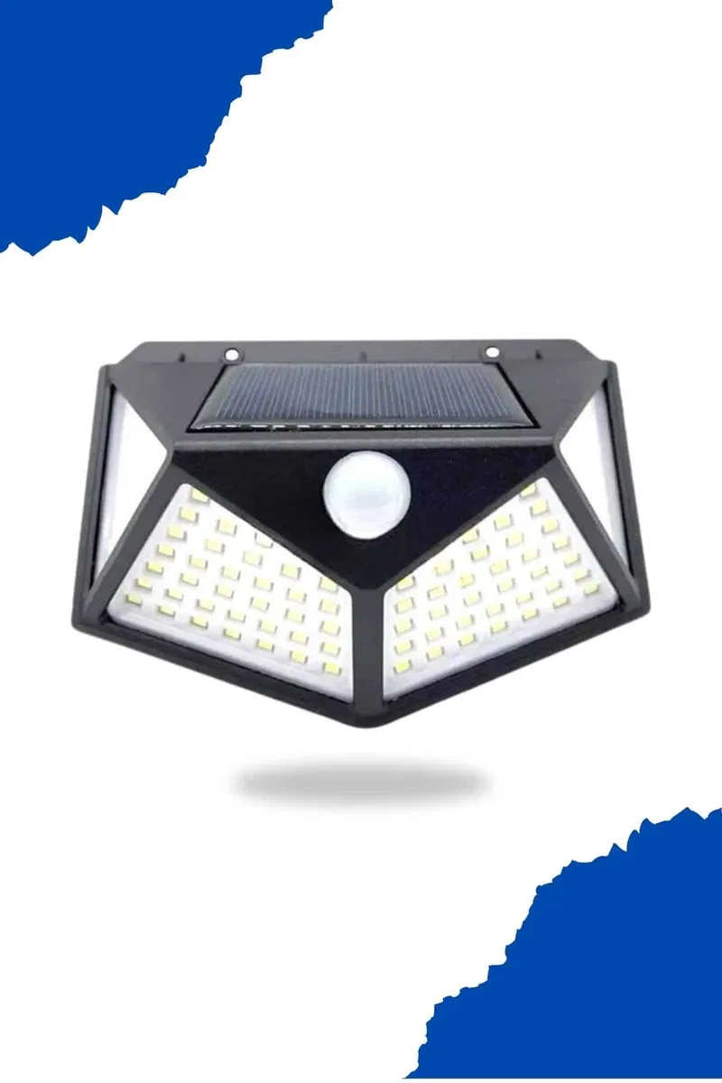 Güneş Enerjili Bahçe Lambası 100 Led Bahçe Lambası Bahçe Aydınlatma görsel 2